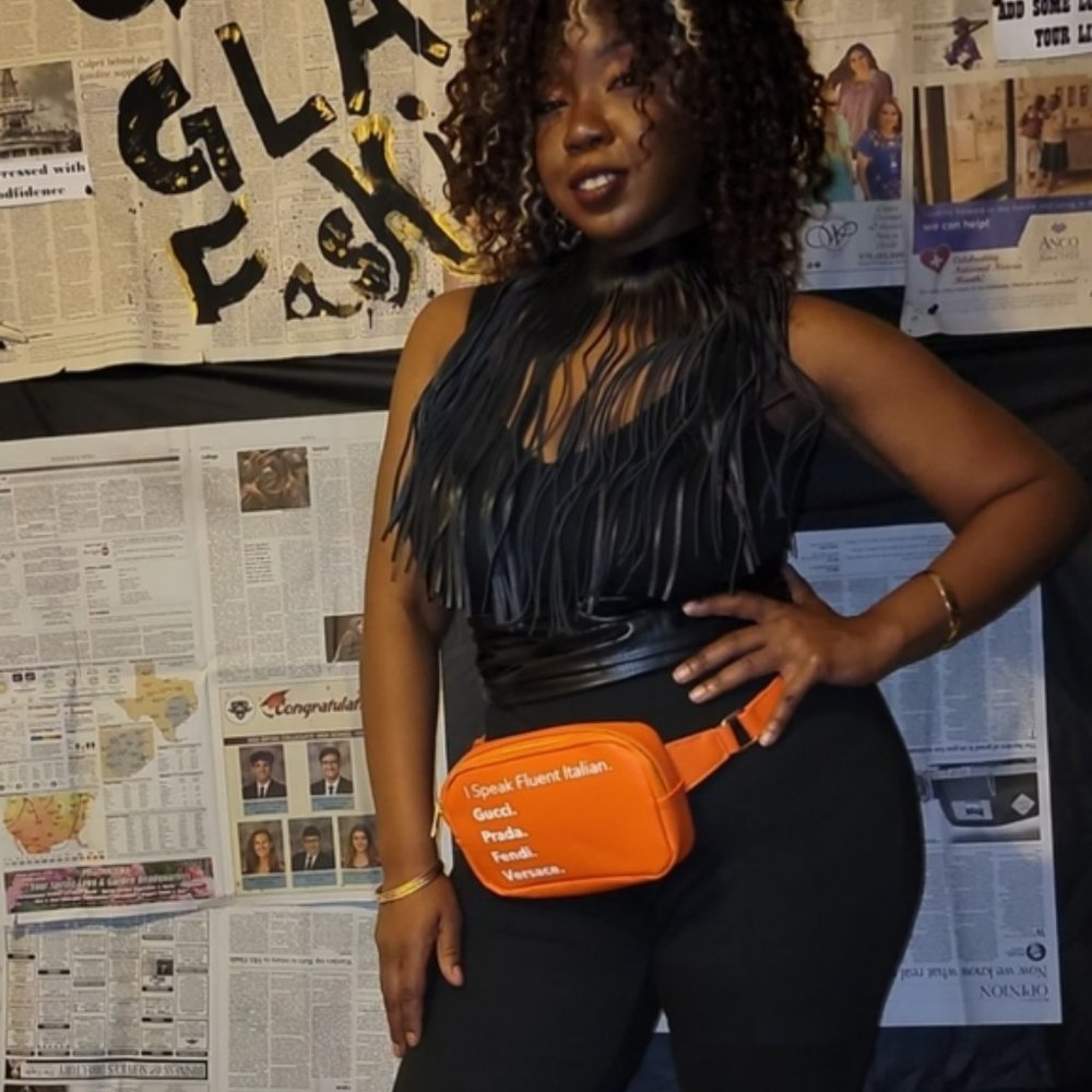 FASHION FILES FANNY BAG - FLUENT FRENCH (TANGERINE ORANGE)